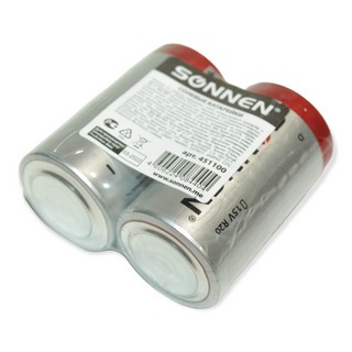 Батарейка Соннен 2шт солевые D R20451100